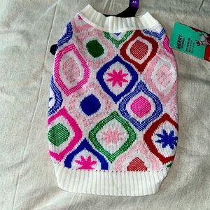 Merry Makings Ornament Argyle Dog Sweater (XS)